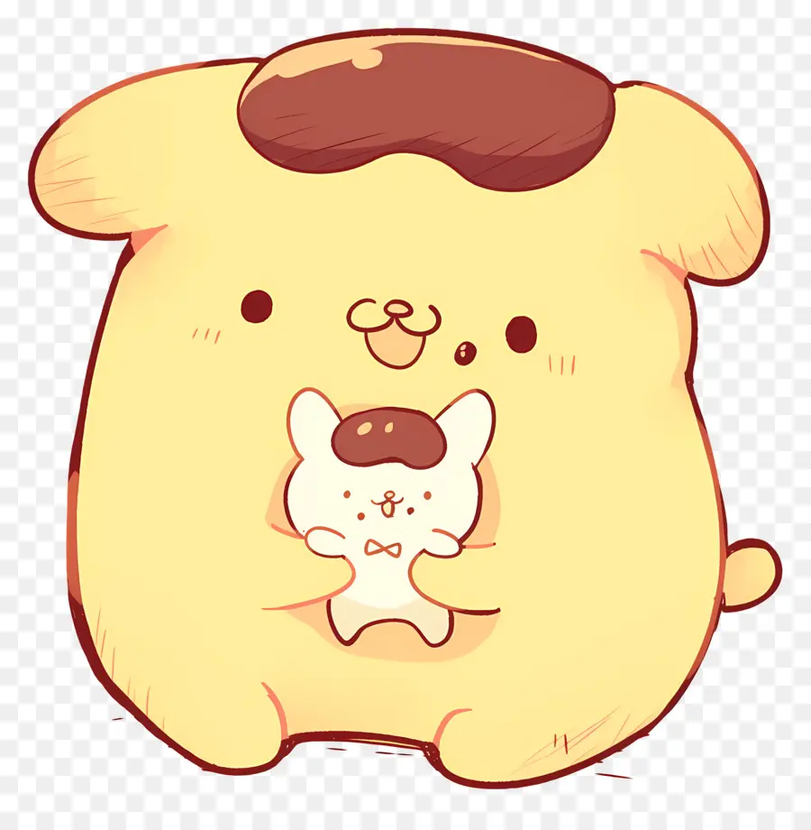 Pompompurin，Oyuncaklı Sevimli Köpek PNG