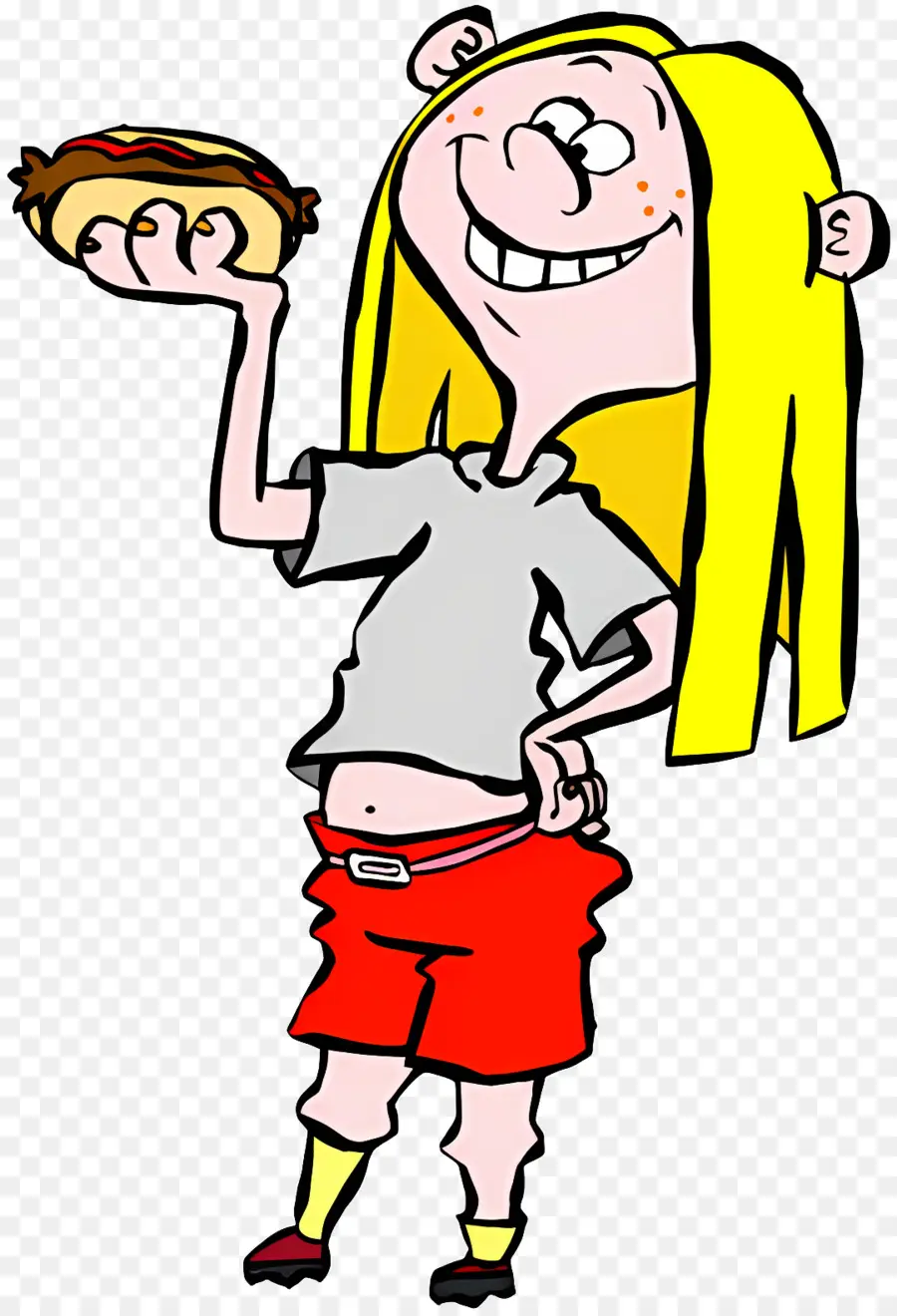 Ed Edd Ve Eddy，Hotdog'lu Kız PNG