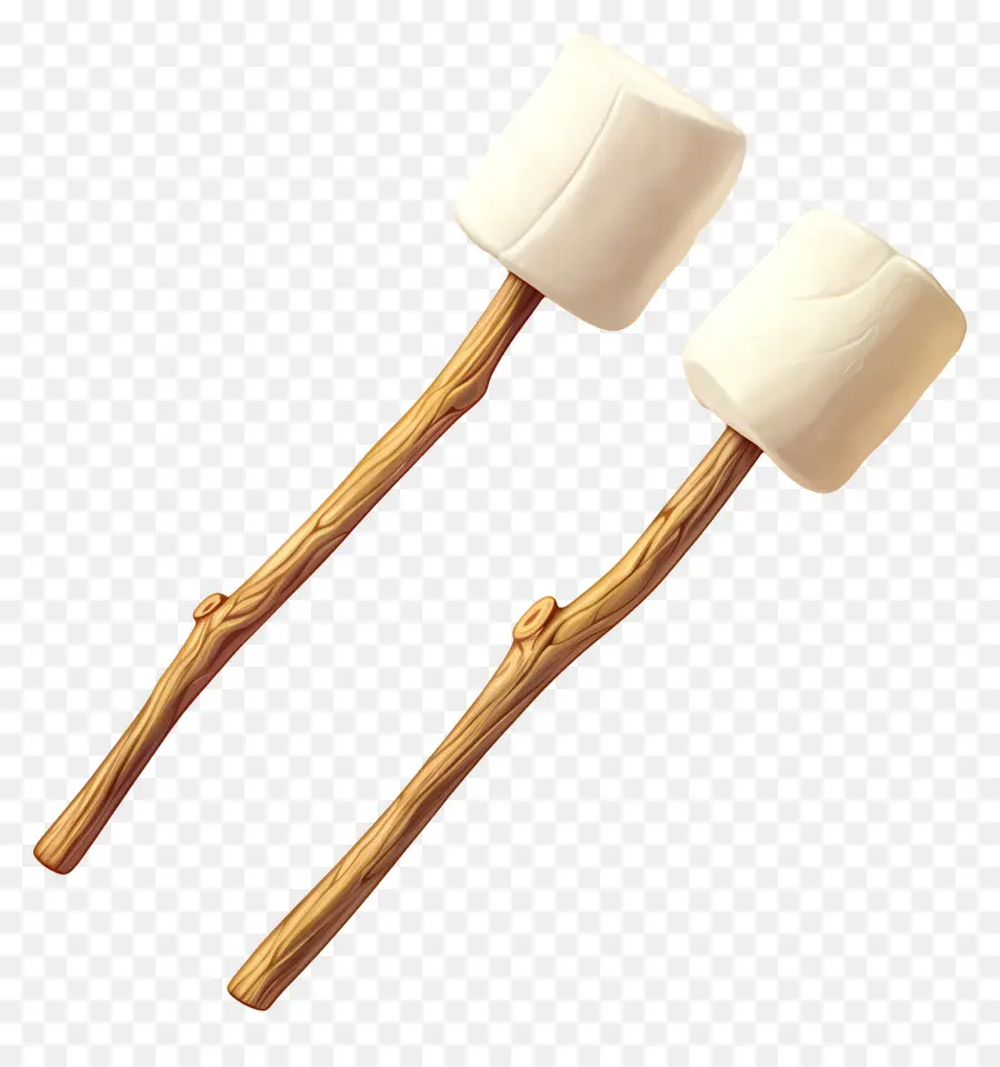 Marshmallow，Çubuklarda Marshmallow PNG