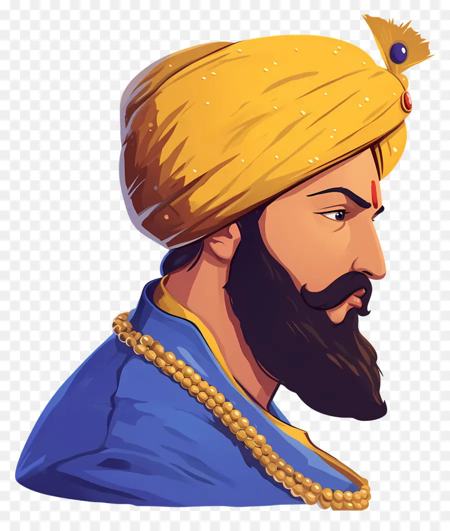 Guru Govind Singh Jayanti，Türbanlı Adam PNG