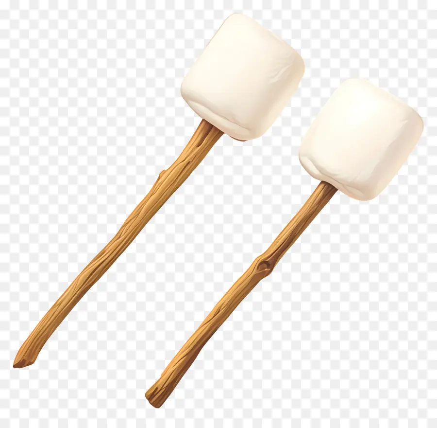 şekerleme，Çubuklarda Marshmallow PNG