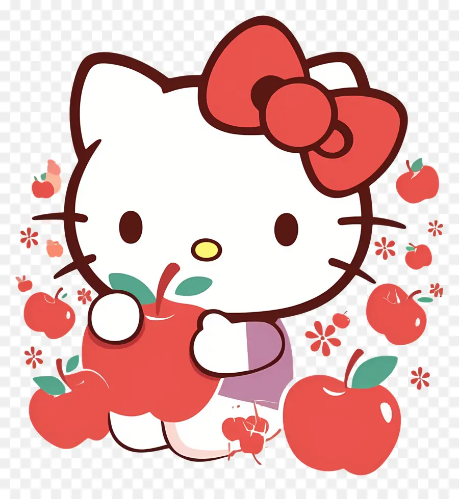 Sevimli Hello Kitty，Merhaba Kitty PNG