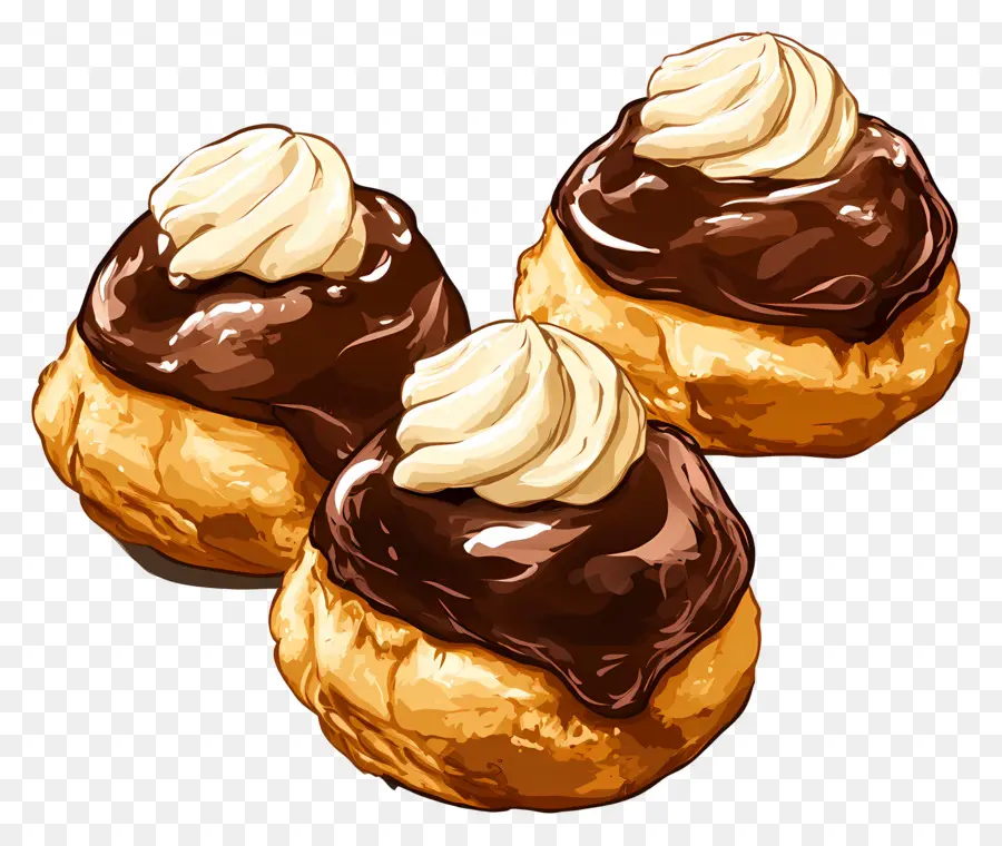 Profiterol，Kremalı Puflar PNG