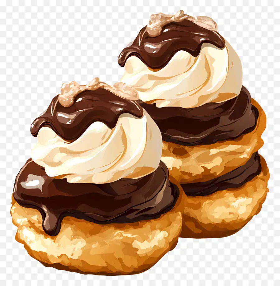 Profiterol，Kremalı Puf PNG