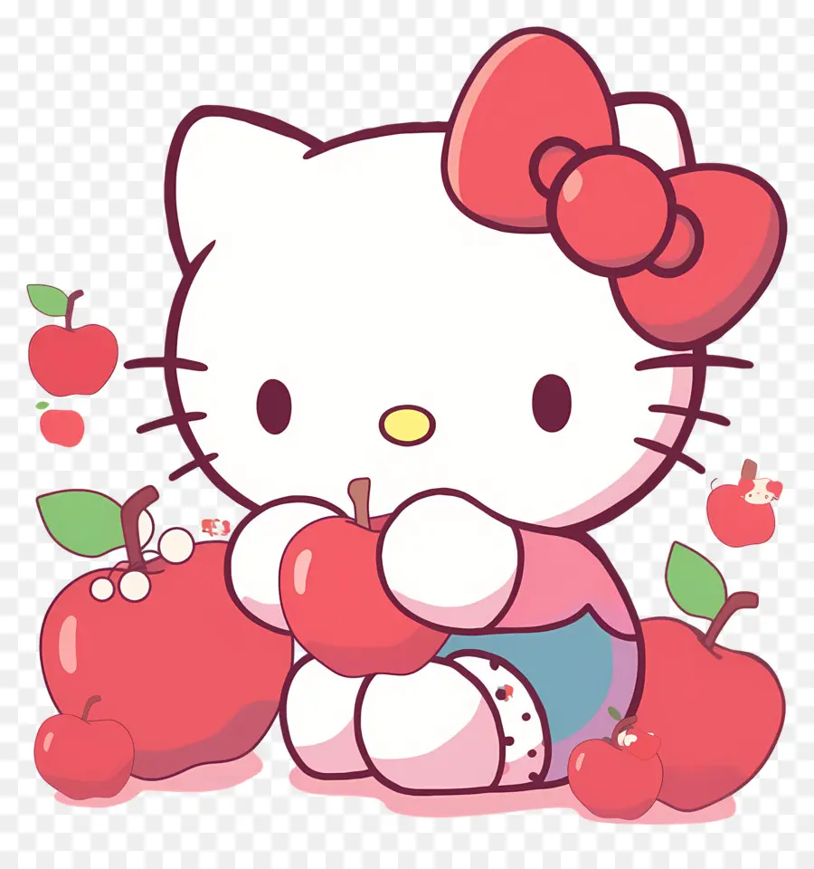 Sevimli Hello Kitty，Merhaba Kitty PNG