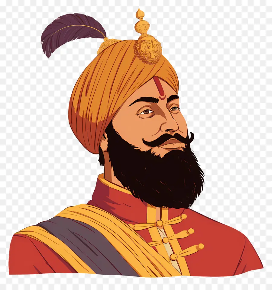 Guru Govind Singh Jayanti，Tarihsel Figür PNG