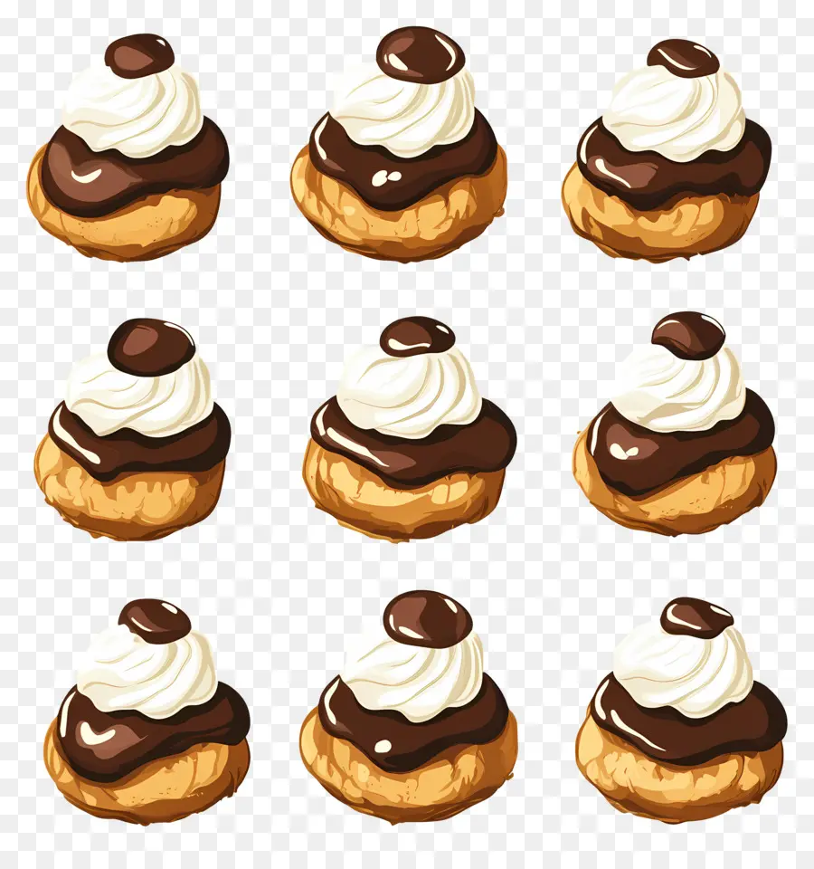 Profiterol，Kremalı Puf PNG