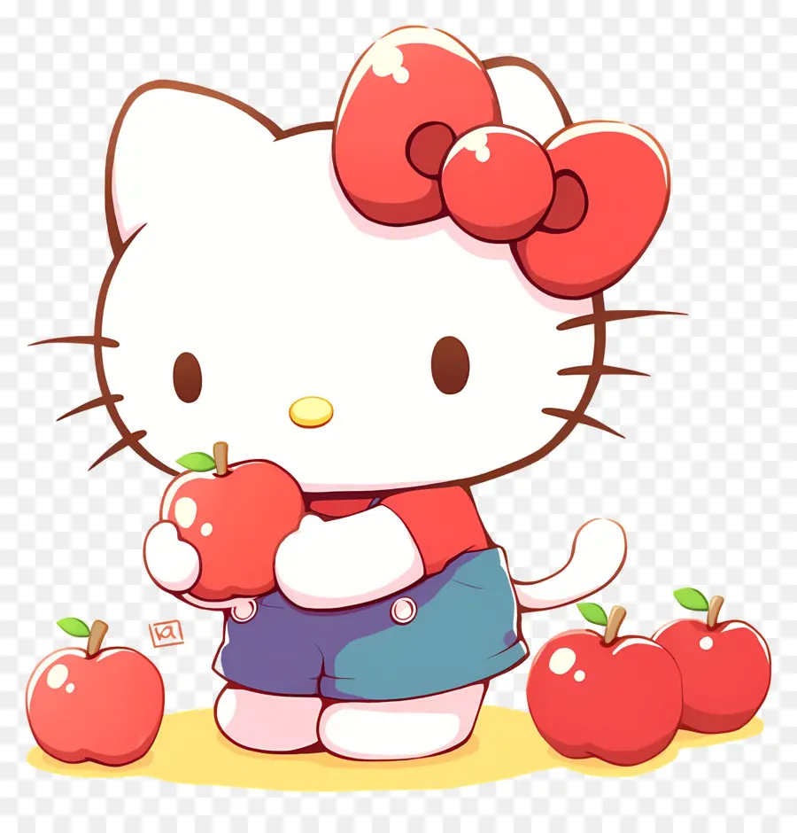 Sevimli Hello Kitty，Merhaba Kitty PNG