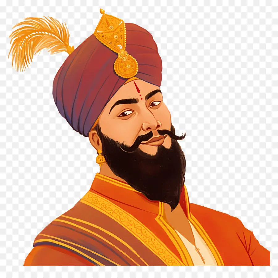 Guru Govind Singh Jayanti，Tarihsel Figür PNG