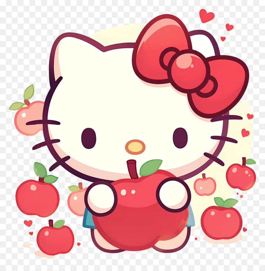 Sevimli Hello Kitty，Merhaba Kitty PNG