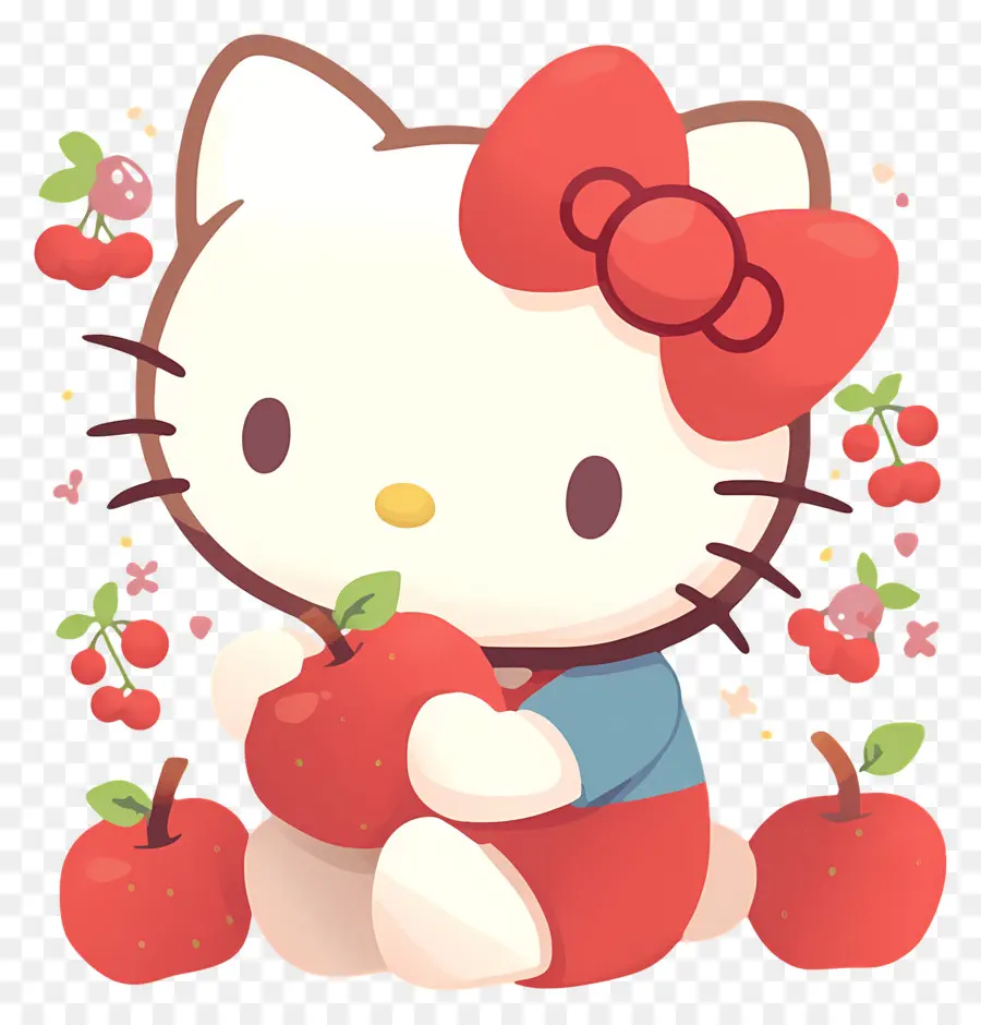 Sevimli Hello Kitty，Merhaba Kitty PNG