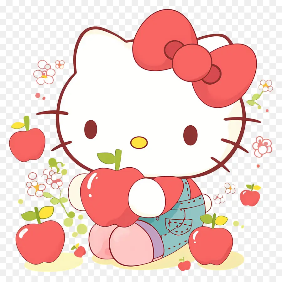 Sevimli Hello Kitty，Merhaba Kitty PNG