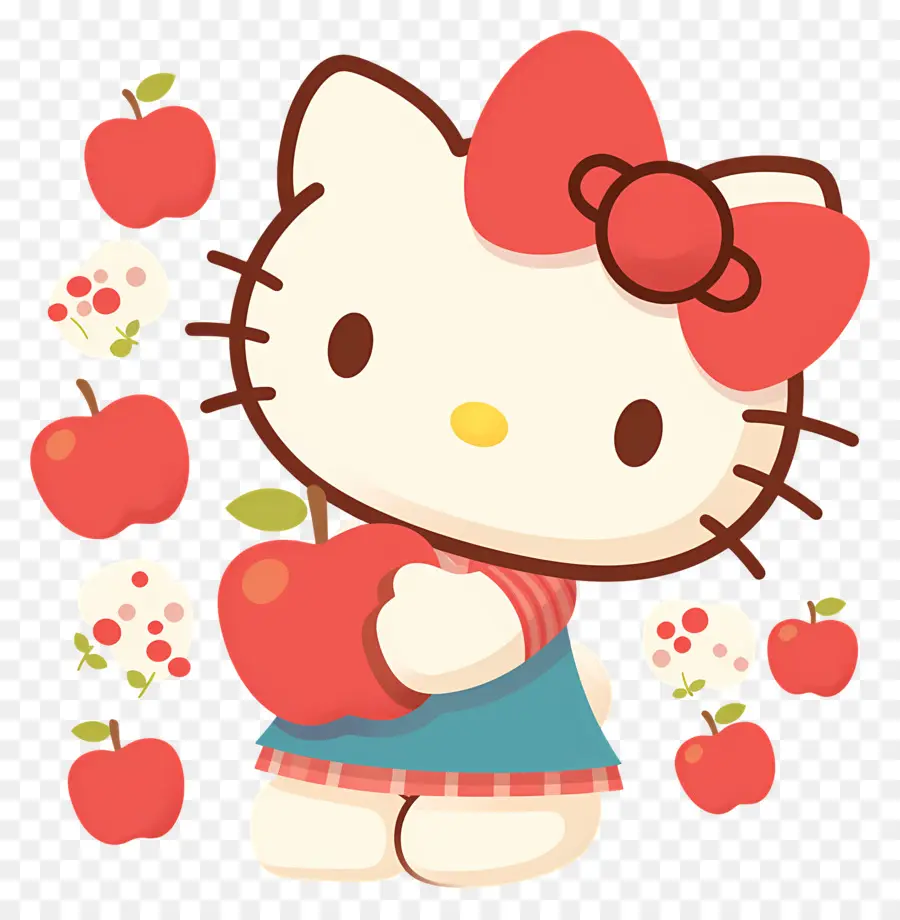 Sevimli Hello Kitty，Merhaba Kitty PNG