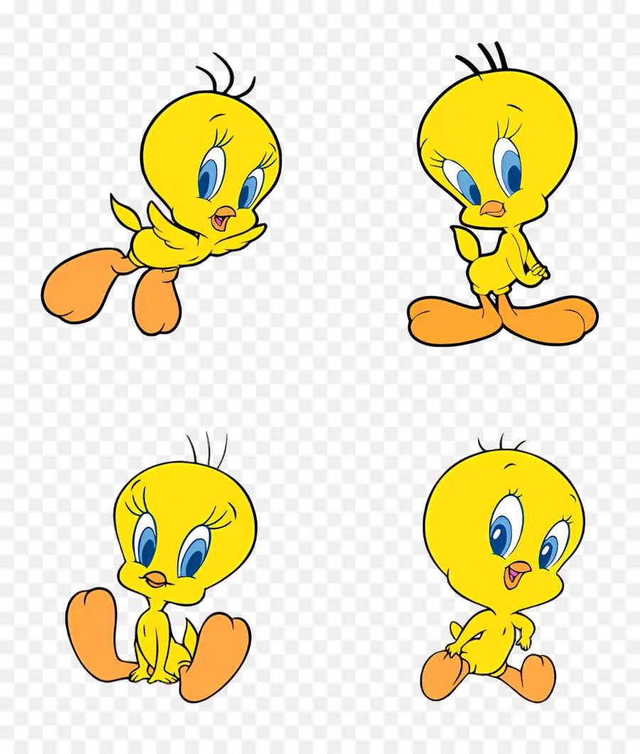 Tweety，Karikatür Kuş PNG