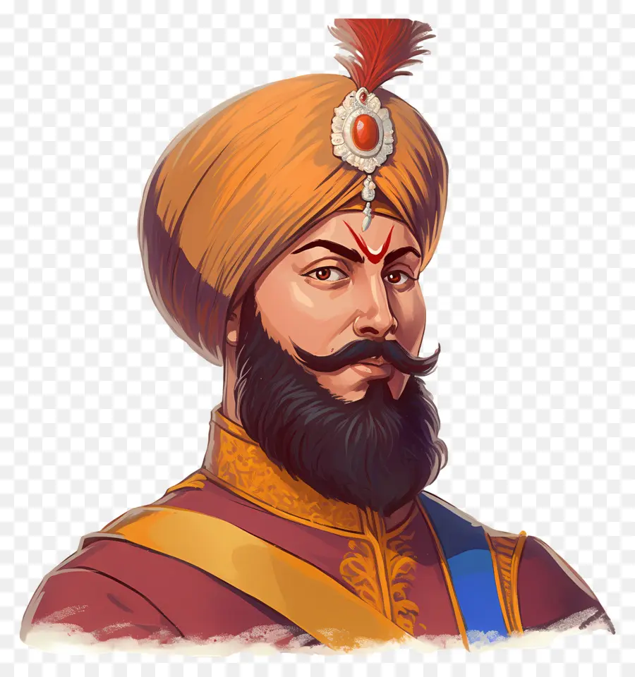 Guru Govind Singh Jayanti，Tarihsel Figür PNG