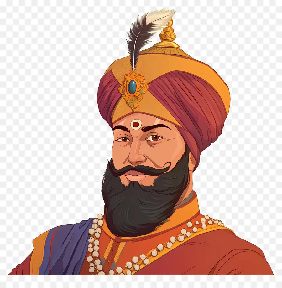 Guru Govind Singh Jayanti，Tarihsel Figür PNG