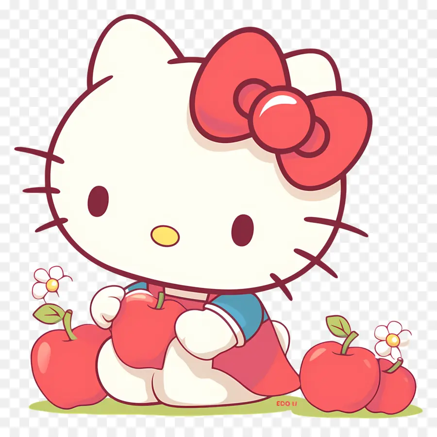 Sevimli Hello Kitty，Merhaba Kitty PNG