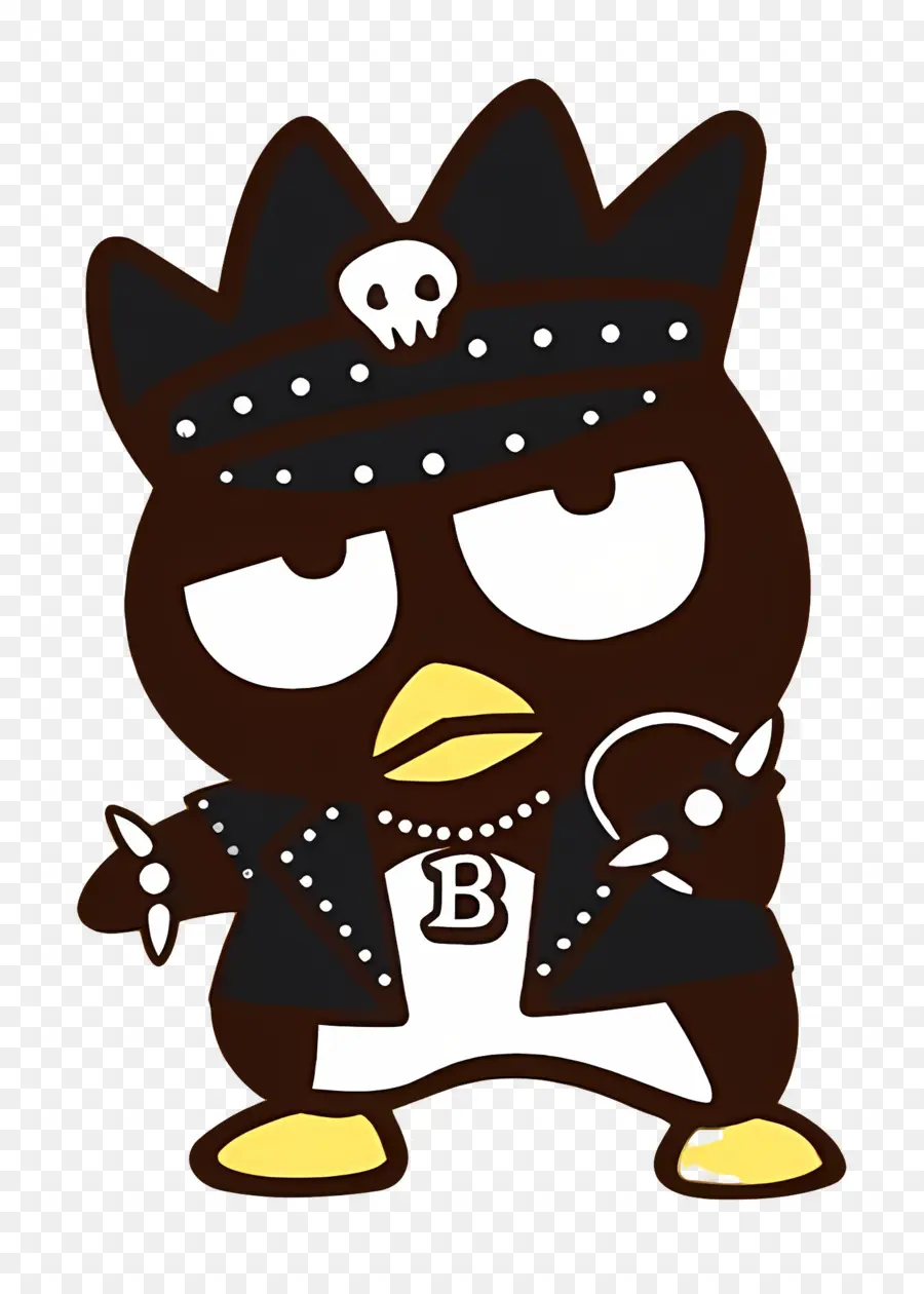 Bad Badtz Maru，Siyah Karikatür Kuş PNG