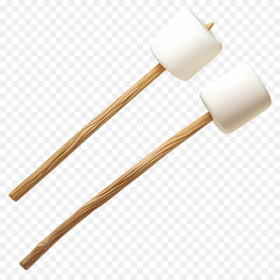 Marshmallow，Çubuklarda Marshmallow PNG