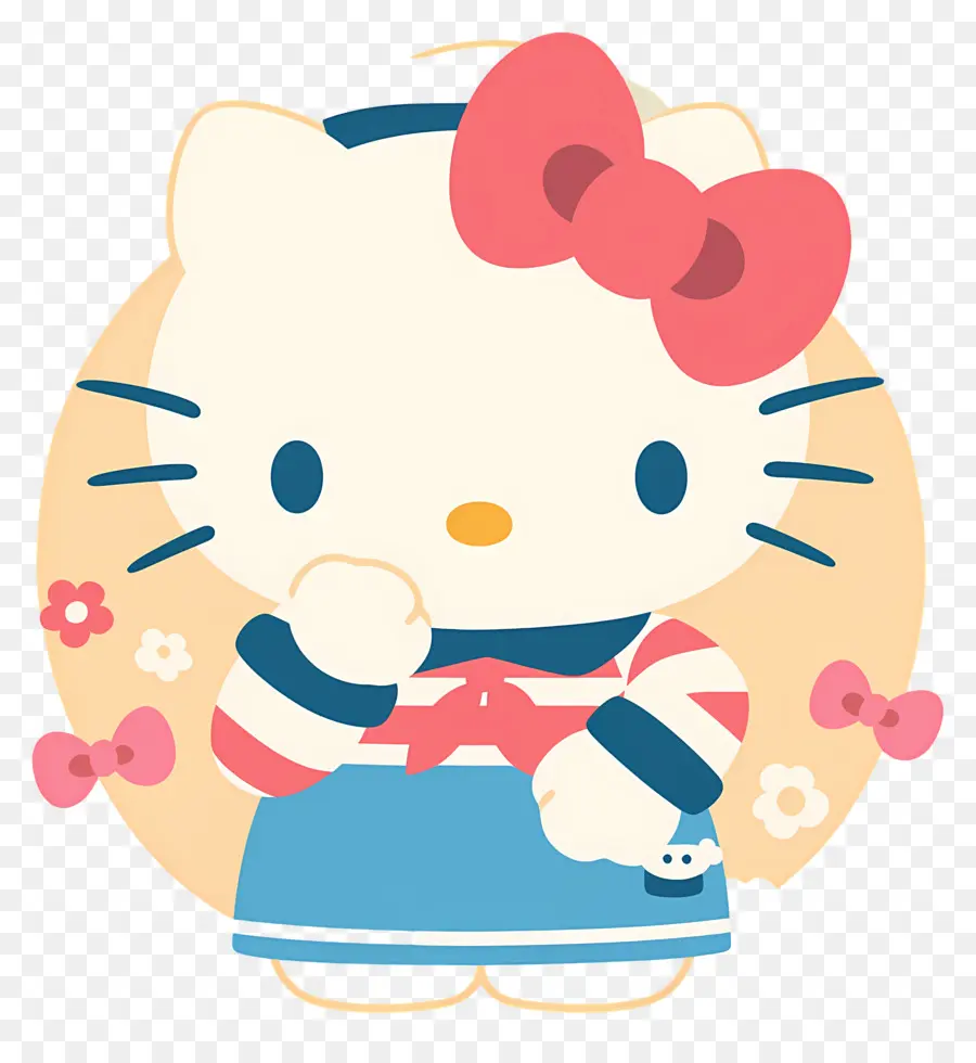 Sevimli Hello Kitty，Karikatür Kedi çilek Ile PNG