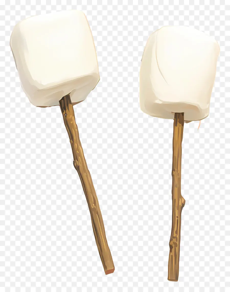 şekerleme，Çubuklarda Marshmallow PNG