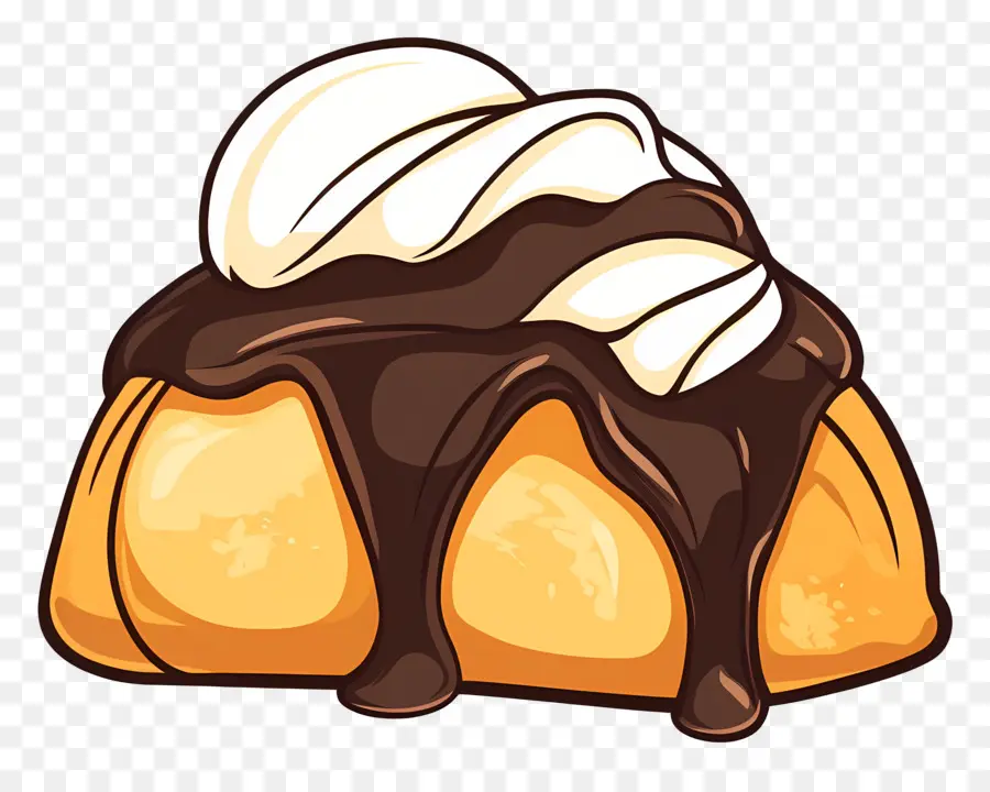 Profiterol，Kremalı Puf PNG