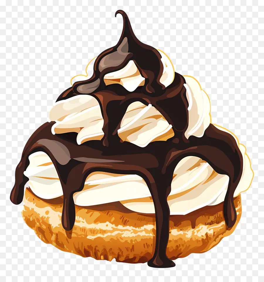 Profiterol，Kremalı Puf PNG