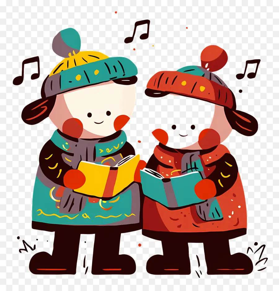 Noel Şarkıları，Caroling Kids PNG