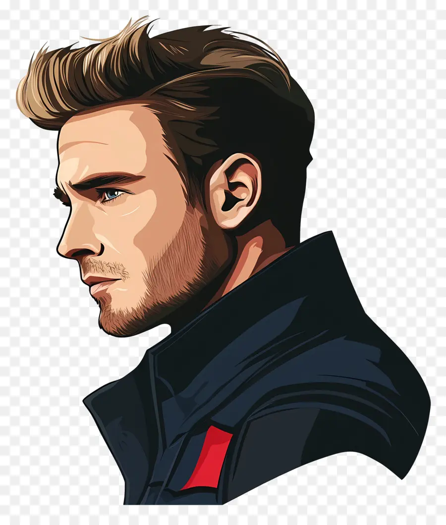 Chris Evans，Adamın Profili PNG