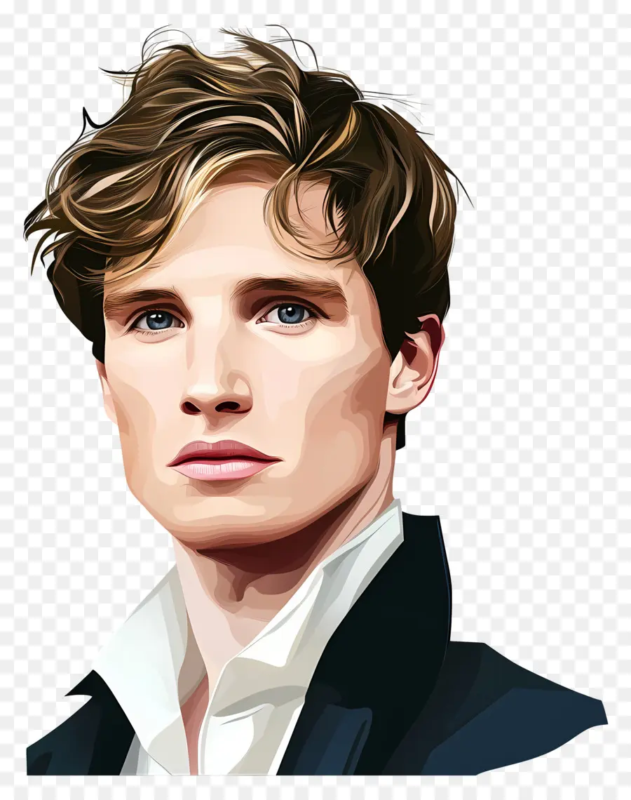 Eddie Redmayne，Takım Elbiseli şık Adam PNG