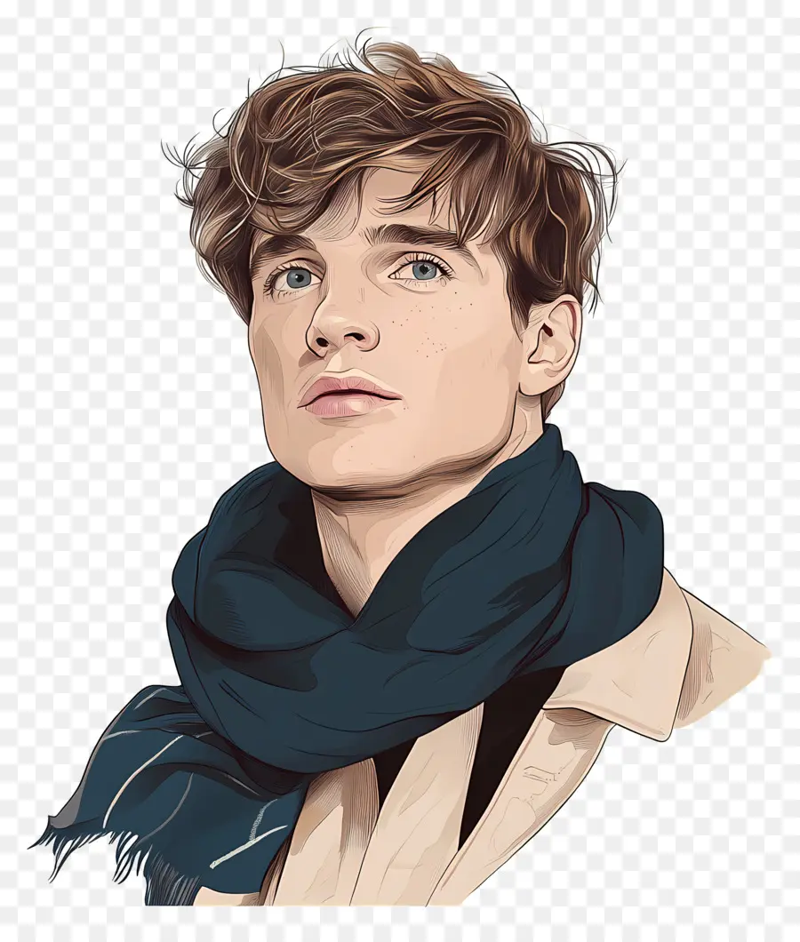 Eddie Redmayne，şık Adam PNG