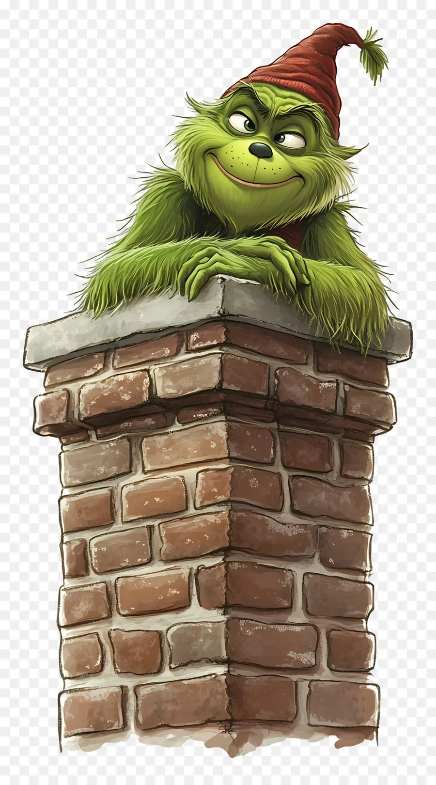 Noel Baba Grinch，Yeşil Karakter PNG