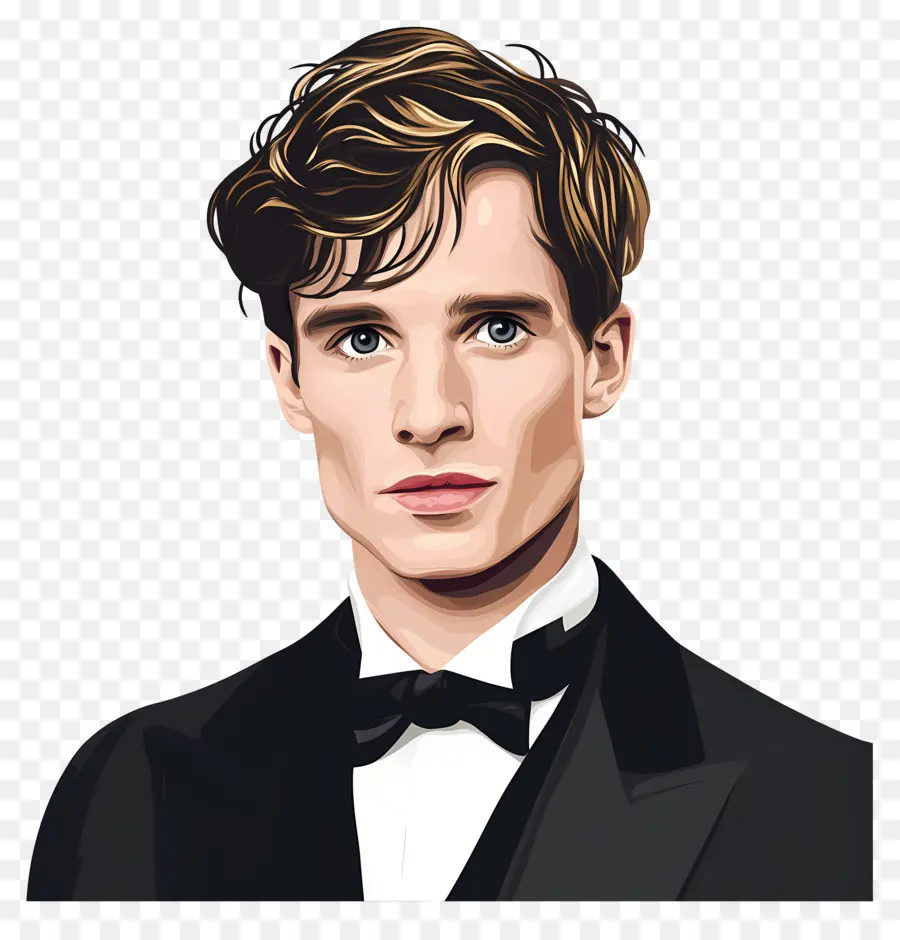 Eddie Redmayne，Takım Elbiseli şık Adam PNG