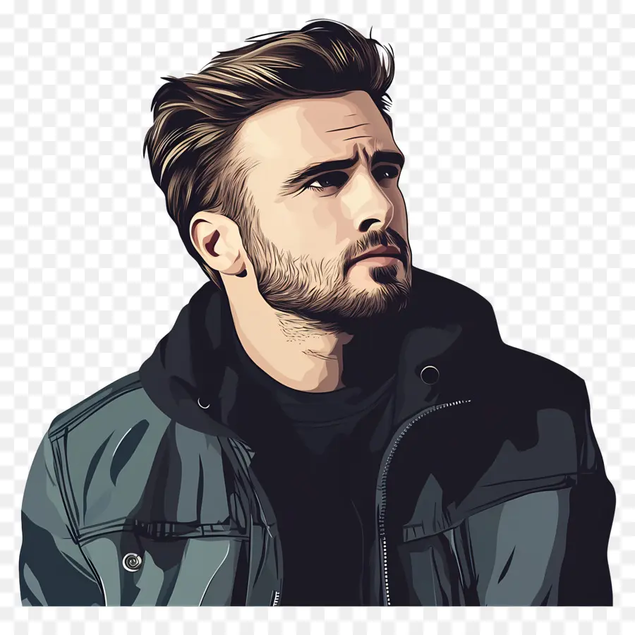 Chris Evans，Ceketli Adam PNG