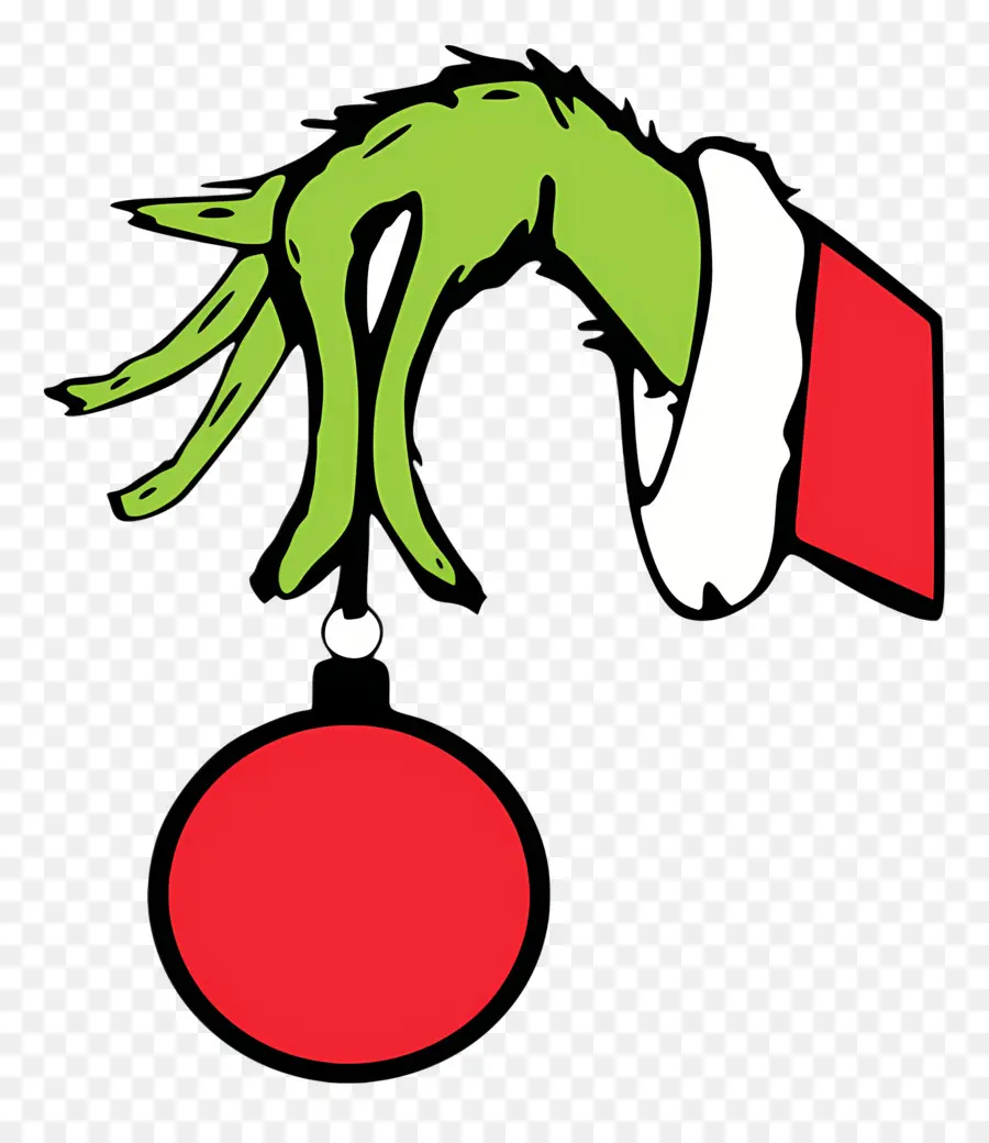 Grinch'in Eli，El PNG