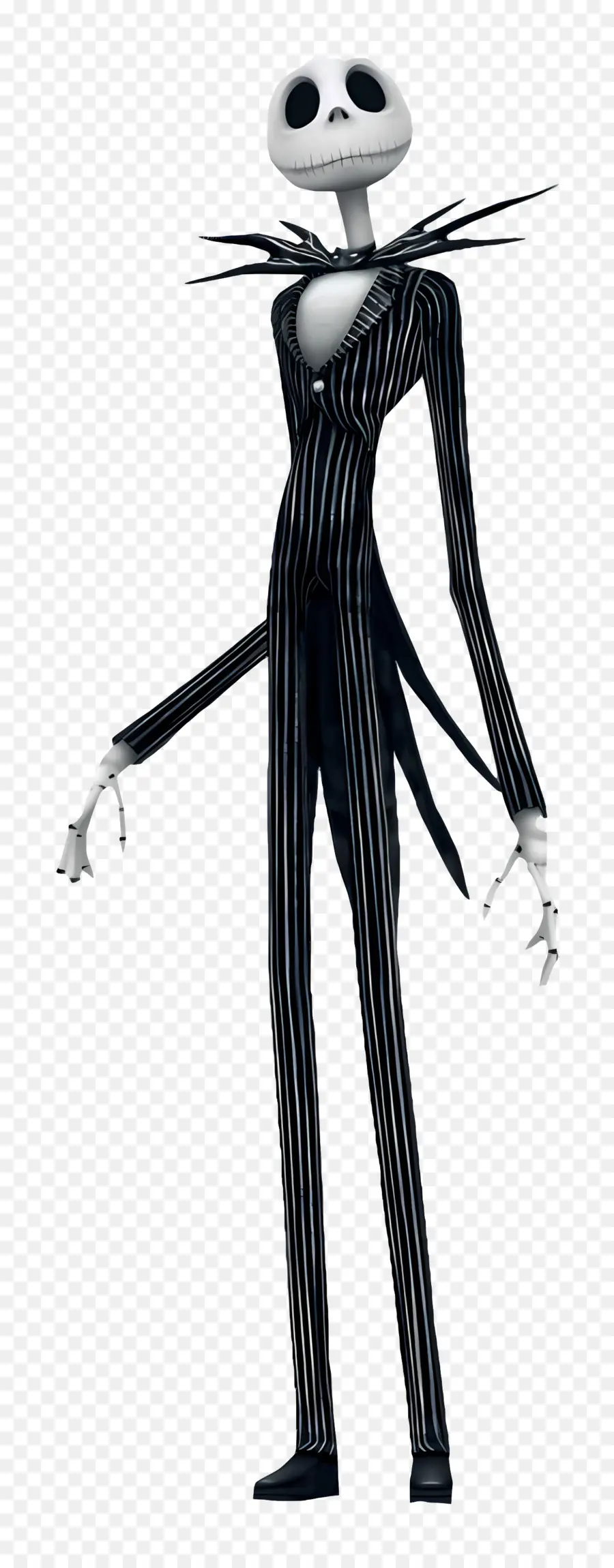 Jack Skellington，İskelet Karakteri PNG