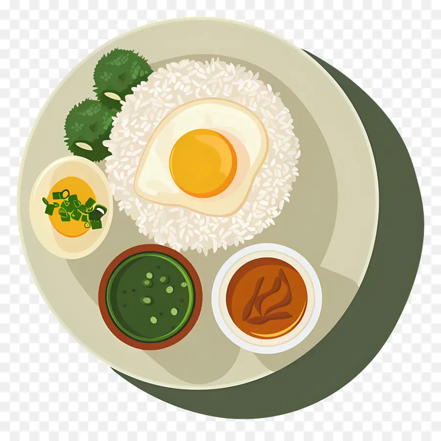 Nasi Goreng，Soslu Pilav Ve Yumurta PNG