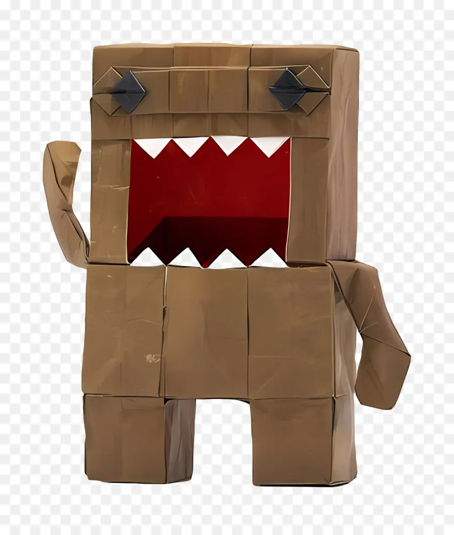 Domo Kun，Karton Oyuncak PNG