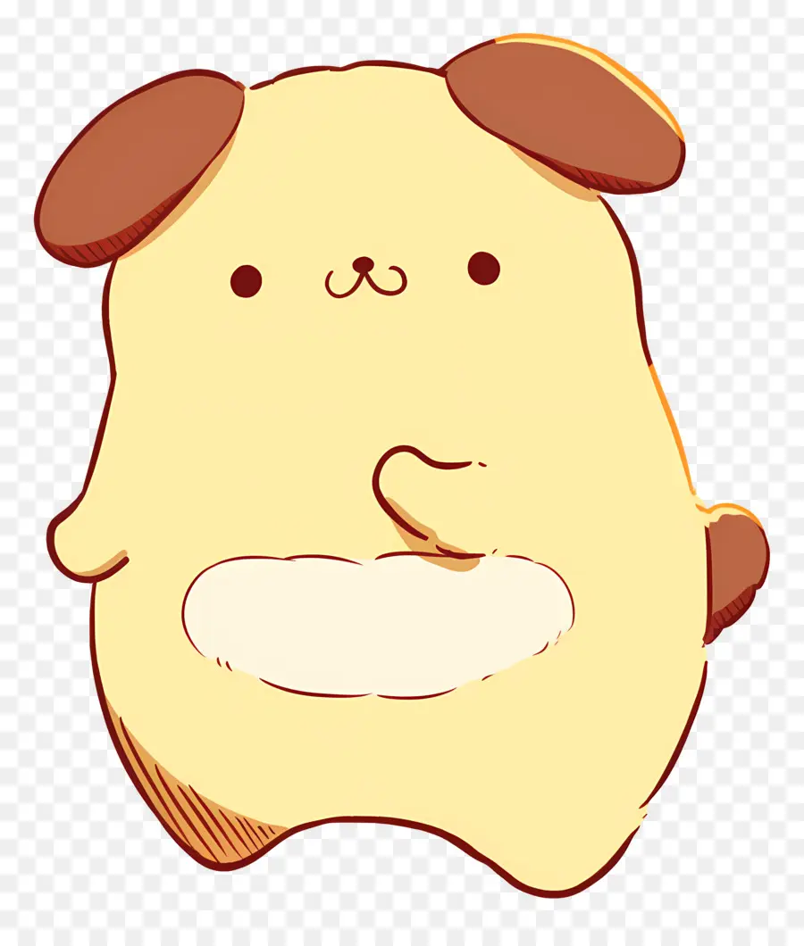 Pompompurin，Sevimli Köpek PNG