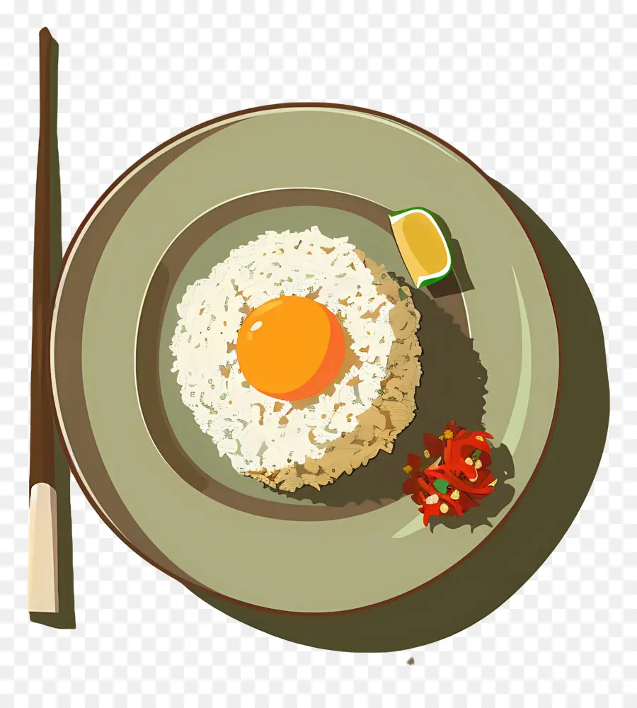 Nasi Goreng，Limonlu Pirinç Ve Yumurta PNG