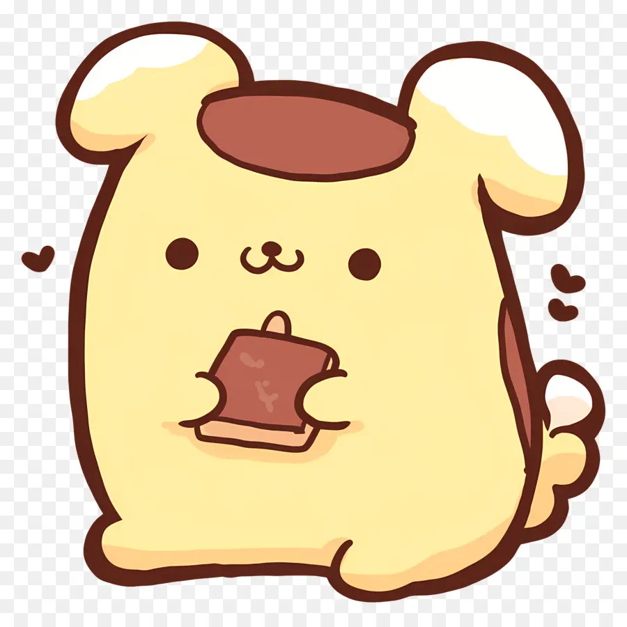 Pompompurin，Küçük Hayvanlı Sevimli Köpek PNG