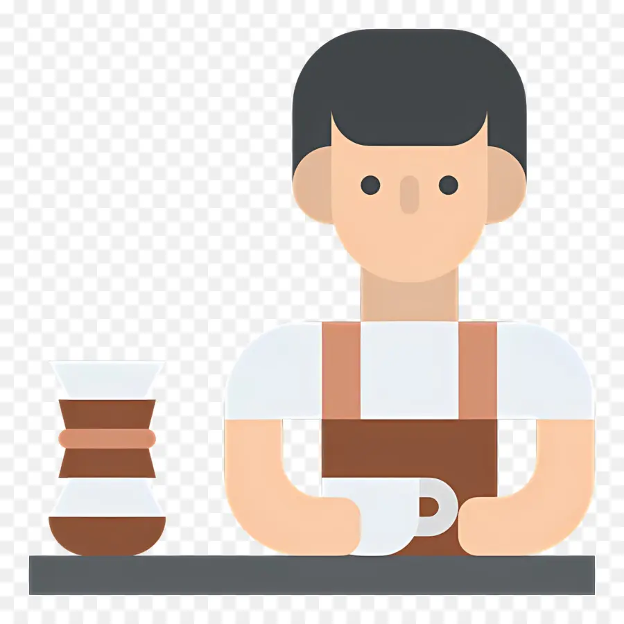 Barista，Kahve PNG