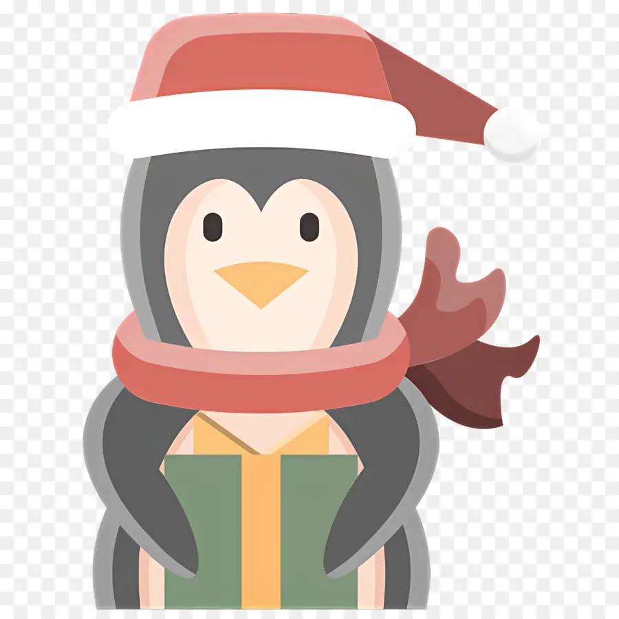 Noel Pengueni，Noel Baba şapkalı Penguen PNG