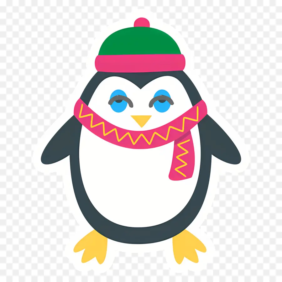 Noel Pengueni，Eşarplı Penguen PNG