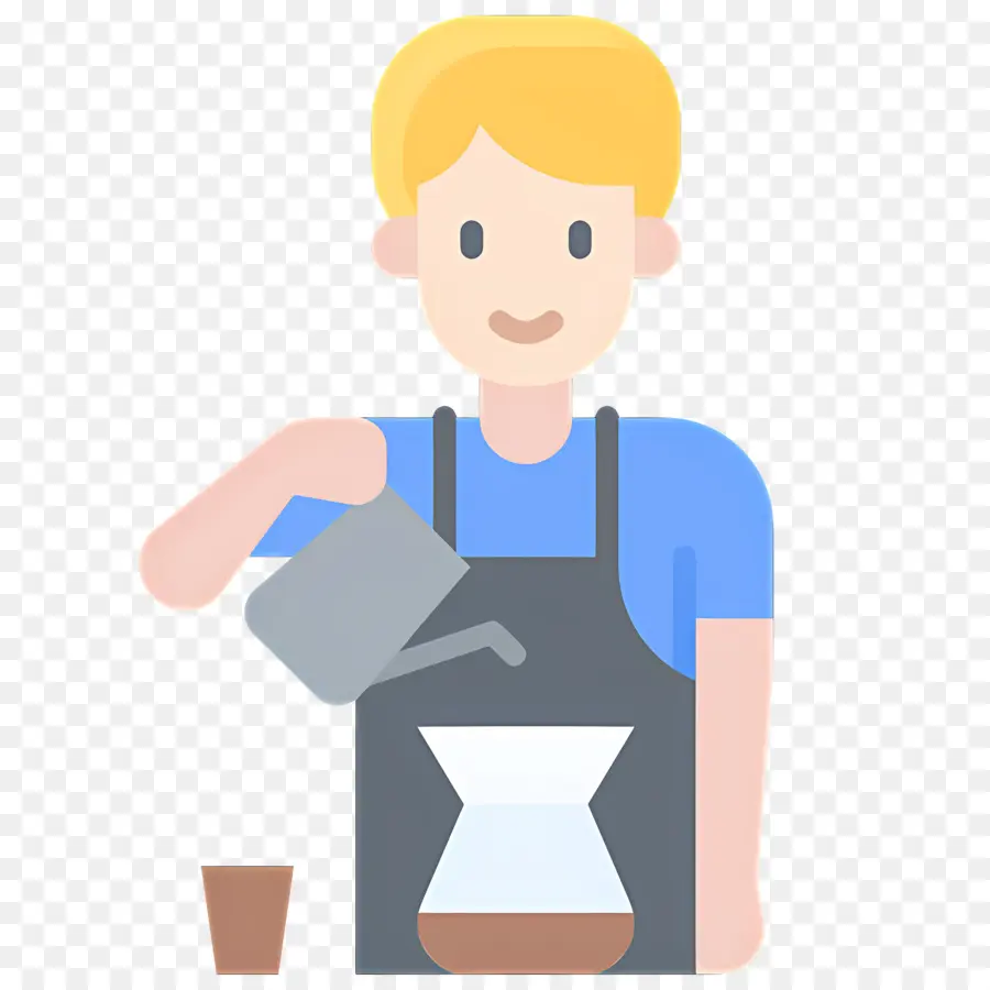 Barista，Dökme PNG