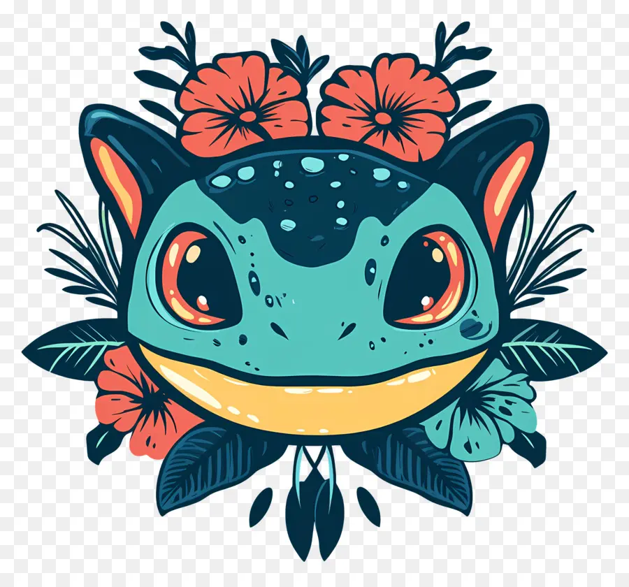 Bulbasaur，Kurbağa çiçekli PNG