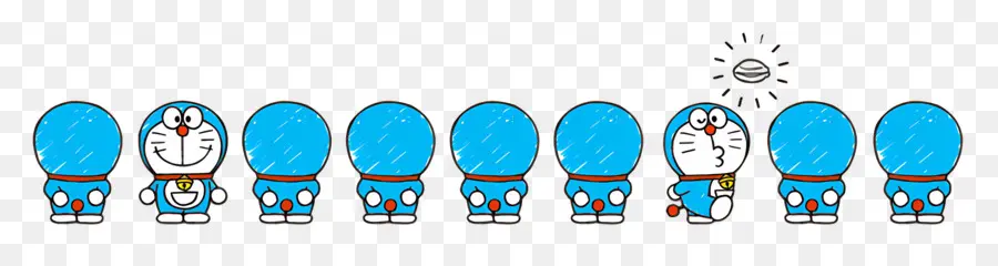 Doraemon，Mavi Robot Kedi PNG