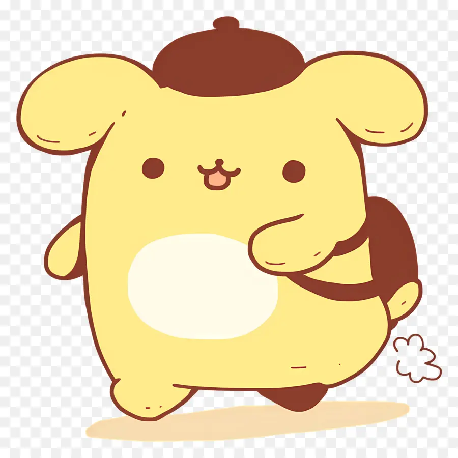 Pompompurin，Küçük Hayvanlı Sevimli Köpek PNG