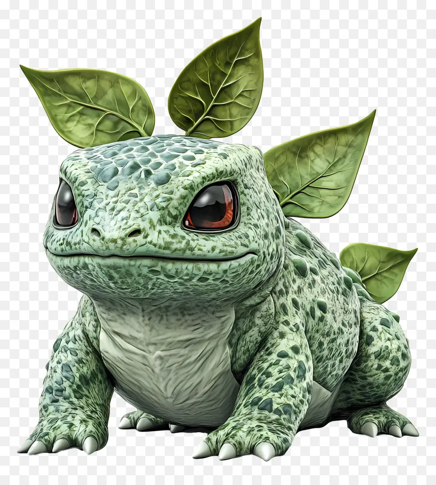 Bulbasaur，Gerçekçi Yeşil Yaratık PNG