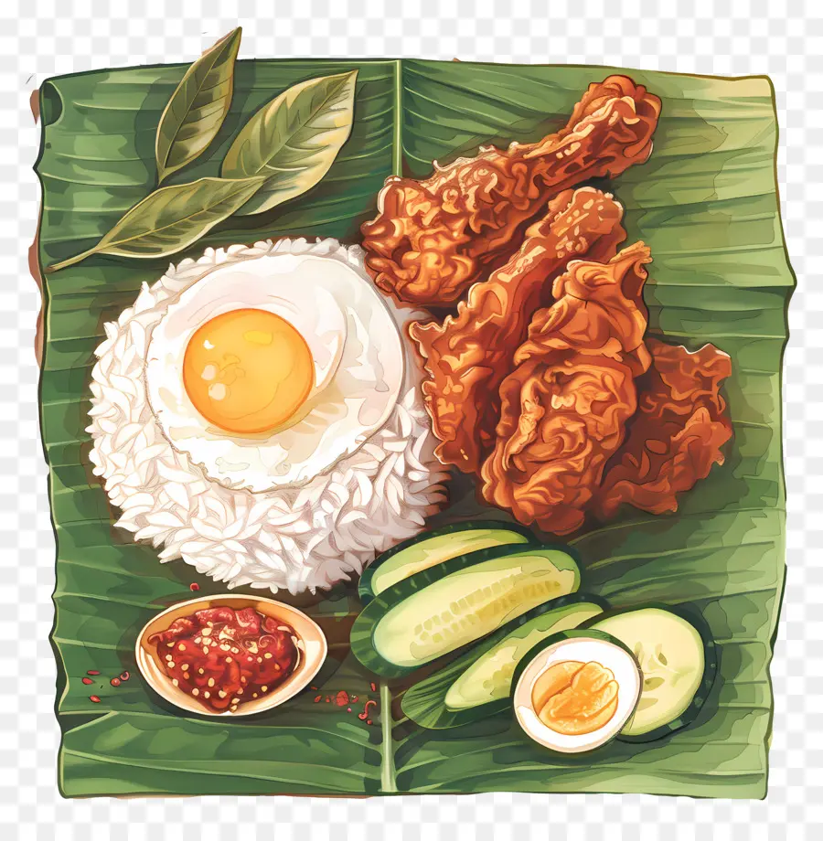 Nasi Lemak，Pirinç PNG